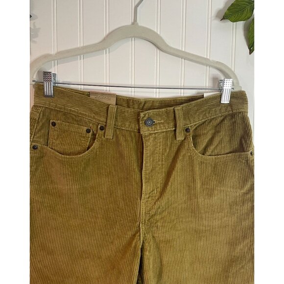 Levi's Low Pro Corduroy Straight Pants Mens 30x30 Irregular Mid-Rise Brown $69 - Picture 3 of 14